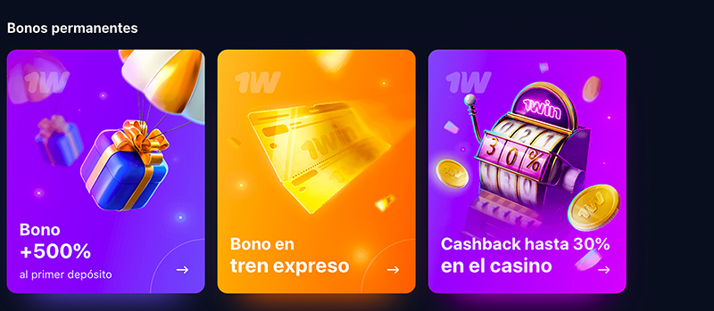 bonus 1win casino