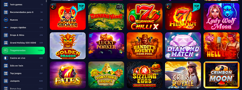 M&aacute;s opciones 1win